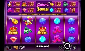 Joker's Jewels Jackpot Play