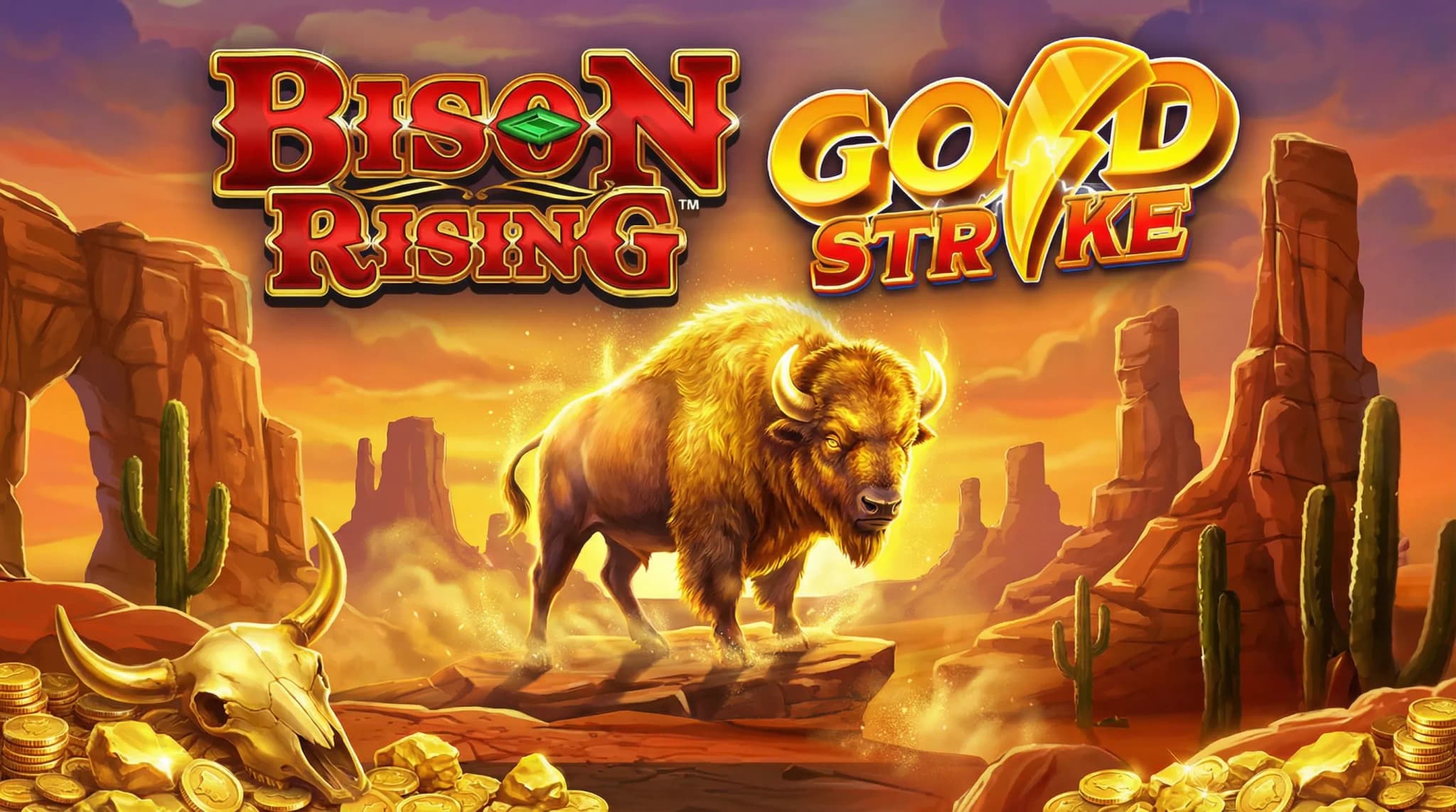 Bison Rising Gold Strike