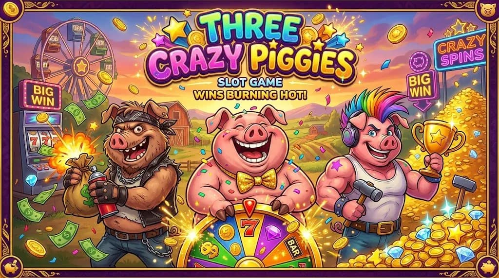 Three Crazy Piggies